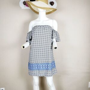 Philosphy Cold Shoulder Floral Print Mini Dress SALE